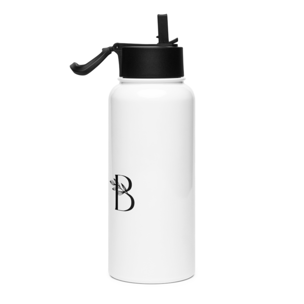 Stainless steel water bottle with a straw lid - Image 5